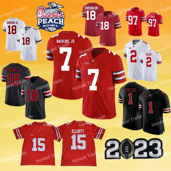 2023 peach bowl ohio state buckeyes football jersey teradja mitchell harrison jr.fleming smith-njigba 7 stroud 97 bosa elliott young henders, Black
2023 peach bowl ohio state buckeyes football jersey teradja mitchell harrison jr.fleming smith-njigba 7 stroud 97 bosa elliott young henders, Black