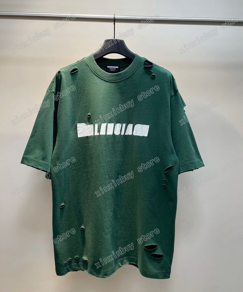 xinxinbuy men designer destroyed tee t shirt france paris hole letters print short sleeve cotton women white black apricot xs-l, Black;brown
xinxinbuy men designer destroyed tee t shirt france paris hole letters print short sleeve cotton women white black apricot xs-l, Black;brown