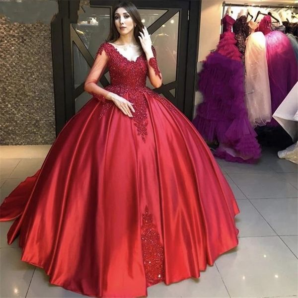 red quinceanera dresses sheer long sleeve appliques beads ball gown evening prom dress formal plus size vestidos 15 de anos, Blue;red
red quinceanera dresses sheer long sleeve appliques beads ball gown evening prom dress formal plus size vestidos 15 de anos, Blue;red