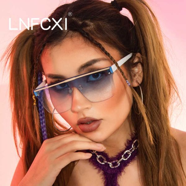 lnfcxi retro punk square one piece women sunglasses fashion gradient 2022 new eyewear men vintage trending sun glasses 1219, White;black
lnfcxi retro punk square one piece women sunglasses fashion gradient 2022 new eyewear men vintage trending sun glasses 1219, White;black