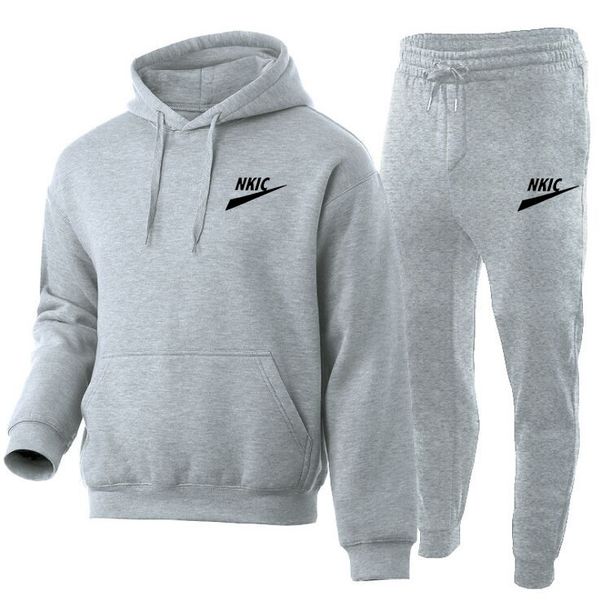 new fashion brand tracksuit men set thick sweatshirt pants sportswear suit male winter warm hooded outerwear suit, Gray
new fashion brand tracksuit men set thick sweatshirt pants sportswear suit male winter warm hooded outerwear suit, Gray