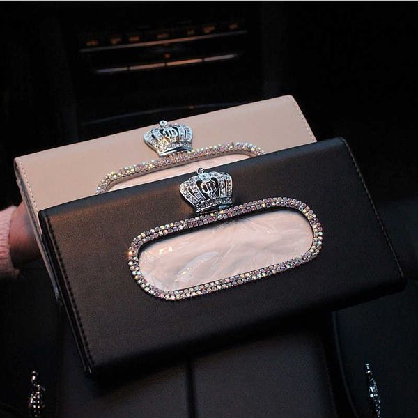 car tissue box fashion crown crystal car tissue box sun visor leather auto tissue bag sunvisor hanging holder case napkin for car accessorie
car tissue box fashion crown crystal car tissue box sun visor leather auto tissue bag sunvisor hanging holder case napkin for car accessorie