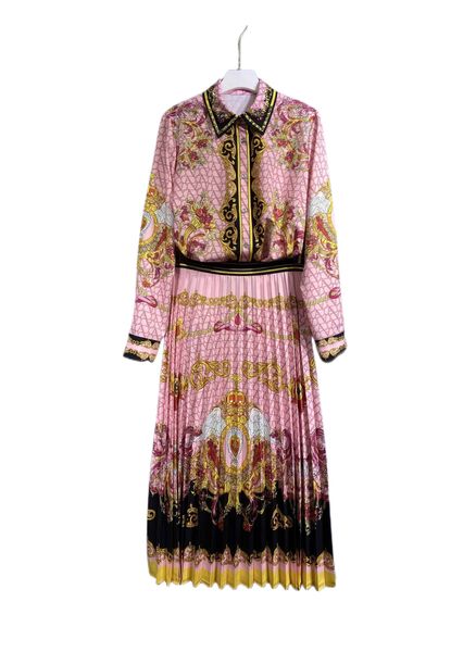 spring 2023 new lapel print long sleeve atmospheric shirt with skirt suit, White
spring 2023 new lapel print long sleeve atmospheric shirt with skirt suit, White