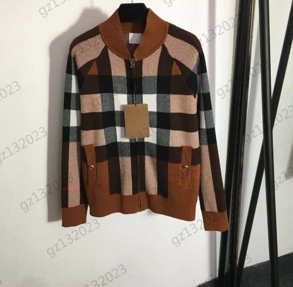 womens jackets contrast color check stand collar knit cardigan jackets zipper open pockets long sleeves coats classic joker spring autumn wo, Black;brown
womens jackets contrast color check stand collar knit cardigan jackets zipper open pockets long sleeves coats classic joker spring autumn wo, Black;brown
