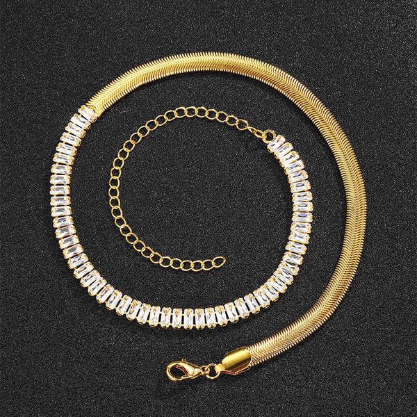 europe and the united states hip-hop jewelry blade chain cuban chain necklace copper with zirconium collarbone chain 221221, Black
europe and the united states hip-hop jewelry blade chain cuban chain necklace copper with zirconium collarbone chain 221221, Black