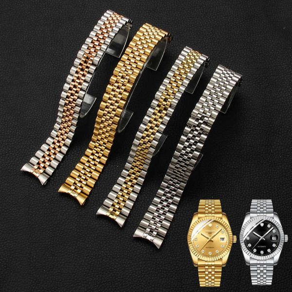 watch bands watch accessories steel strap male 13mm 17mm 20mm sports for rolex luxury series five beads full solid strap women watch band t2, Black;brown
watch bands watch accessories steel strap male 13mm 17mm 20mm sports for rolex luxury series five beads full solid strap women watch band t2, Black;brown