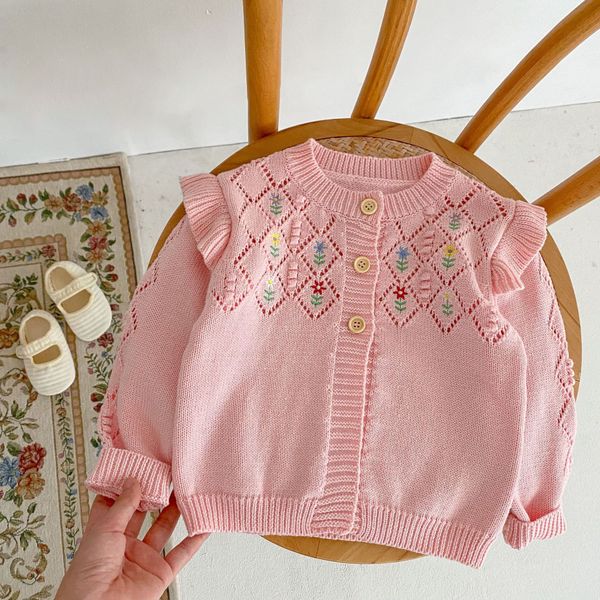 ins cute winter girl clothing cardigan kids regular sleeve floral embroidery hollow out design pink sweaters baby clothes 100% cotton, Blue
ins cute winter girl clothing cardigan kids regular sleeve floral embroidery hollow out design pink sweaters baby clothes 100% cotton, Blue
