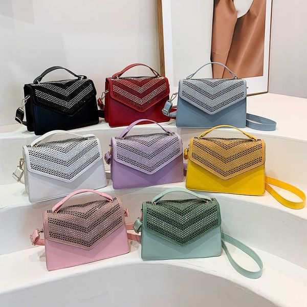 2023 new drill bag 80% discount wholesale and retail stitched handbag women's summer triangle cover single shoulder msenger candy color
2023 new drill bag 80% discount wholesale and retail stitched handbag women's summer triangle cover single shoulder msenger candy color