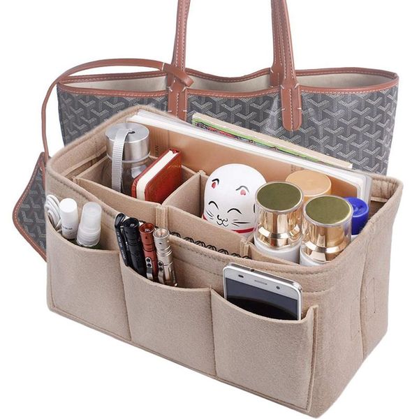 women multi-pockets cosmetic bags storage and personal belongings organizer fashion felt cloth inner bag fits in insert handbag2482
women multi-pockets cosmetic bags storage and personal belongings organizer fashion felt cloth inner bag fits in insert handbag2482