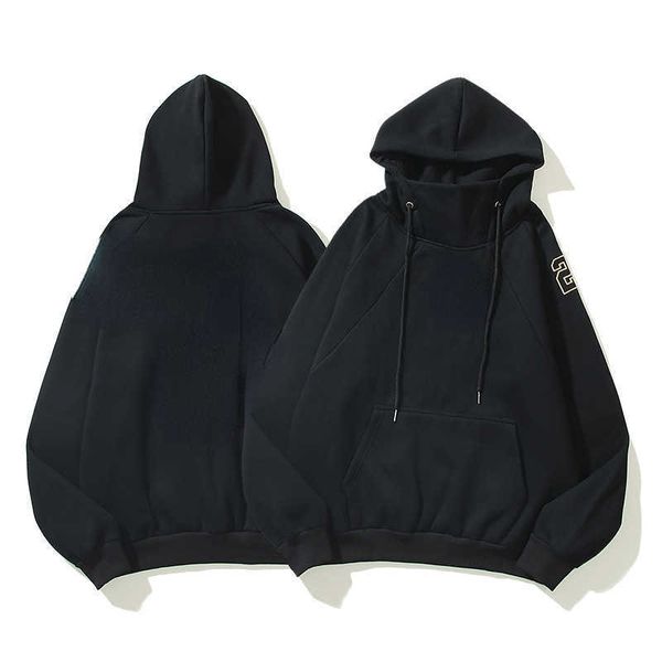 men's hoodies sweatshirts high collar sweater hooded in autumn and winter plus sweater embroidery graphic loose edition, Black
men's hoodies sweatshirts high collar sweater hooded in autumn and winter plus sweater embroidery graphic loose edition, Black