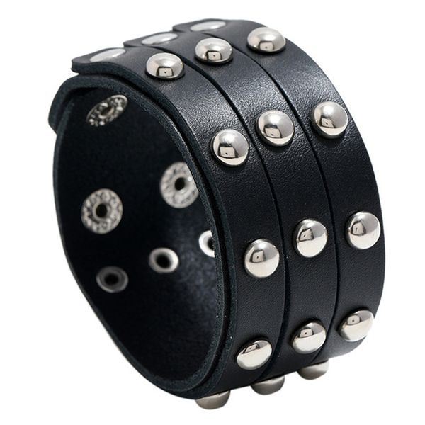 charm bracelets 2023 new fashion leather wide cuff bangles punk vintage black coffee couple for men jewelry bracelets, Golden;silver
charm bracelets 2023 new fashion leather wide cuff bangles punk vintage black coffee couple for men jewelry bracelets, Golden;silver