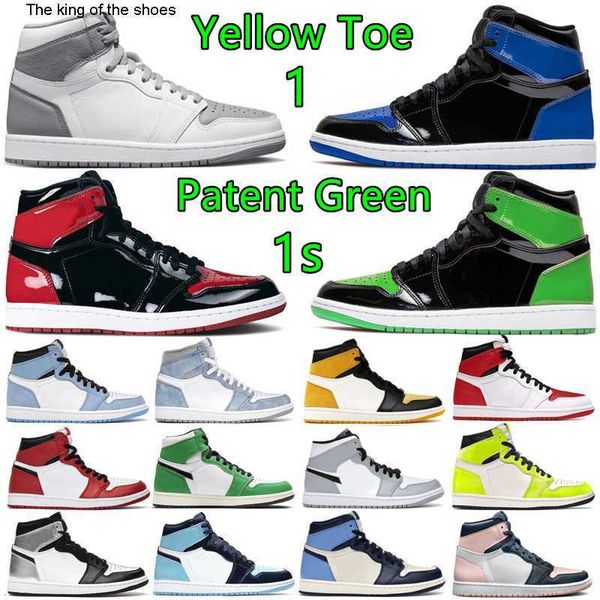1 mens basketball shoes 1s stealth patent green yellow toe royal bred university blue visionaire obsidian light smoke grey lucky green men
1 mens basketball shoes 1s stealth patent green yellow toe royal bred university blue visionaire obsidian light smoke grey lucky green men