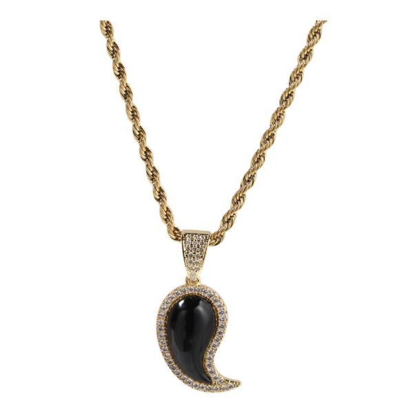 hip hop necklaces fashionable oil dripping cashew flower pendant necklace retro high grade copper set men jewelry, Silver
hip hop necklaces fashionable oil dripping cashew flower pendant necklace retro high grade copper set men jewelry, Silver