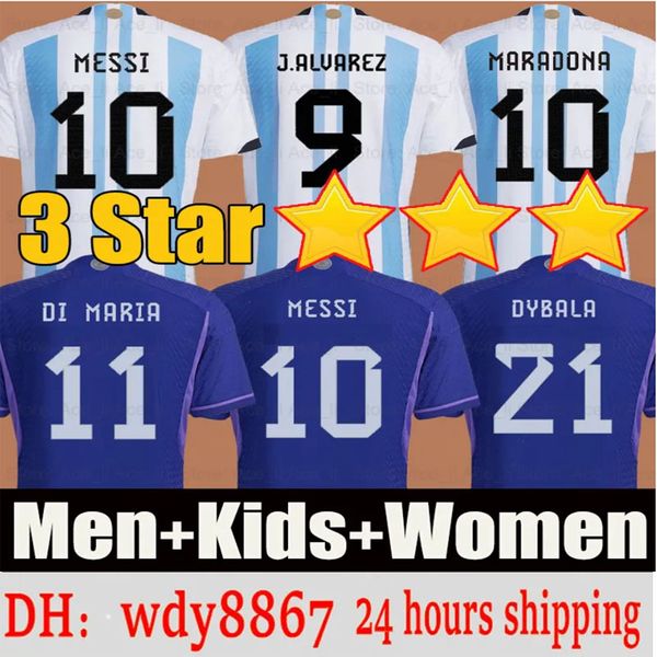 3 star 2022 argentina soccer jersey fans player version world cup dybala messis aguero maradona di maria home away pre-match 3xl 4xl men kid, Black;yellow
3 star 2022 argentina soccer jersey fans player version world cup dybala messis aguero maradona di maria home away pre-match 3xl 4xl men kid, Black;yellow