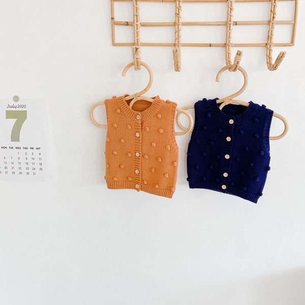 ins baby kids clothing sweater vest o-neck knit handmade ball cardigan sweater 100% cotton for girl and boy, Blue
ins baby kids clothing sweater vest o-neck knit handmade ball cardigan sweater 100% cotton for girl and boy, Blue