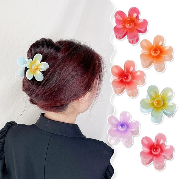 woman abs gradient flower hair claws sweet washing face hairpins girls bathing barrettes hair accessories, Slivery;white
woman abs gradient flower hair claws sweet washing face hairpins girls bathing barrettes hair accessories, Slivery;white