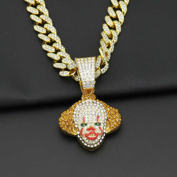 pendants funny christmas classic dressing v stranger clown with diamond hip hop pendant cosplay cartoon necklace 221219, Silver
pendants funny christmas classic dressing v stranger clown with diamond hip hop pendant cosplay cartoon necklace 221219, Silver