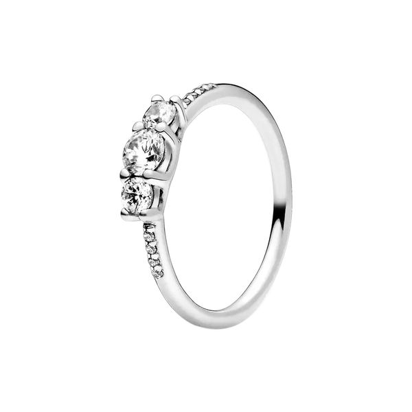 womens clear three-stone wedding ring for pandora authentic sterling silver fashion party jewelry rose gold girlfriend gift engagement rings, Slivery;golden
womens clear three-stone wedding ring for pandora authentic sterling silver fashion party jewelry rose gold girlfriend gift engagement rings, Slivery;golden
