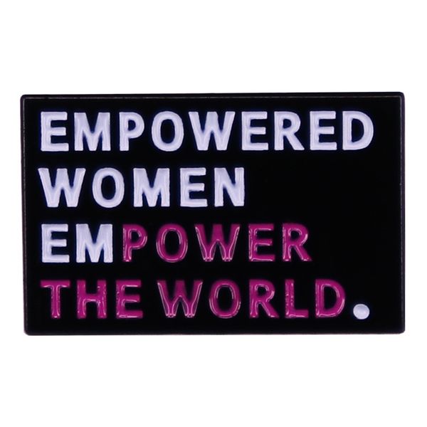 feminism motivational quotes enamel pins empowered women empower the world brooches bag hat lapel pin badge jewelry gift, Blue
feminism motivational quotes enamel pins empowered women empower the world brooches bag hat lapel pin badge jewelry gift, Blue
