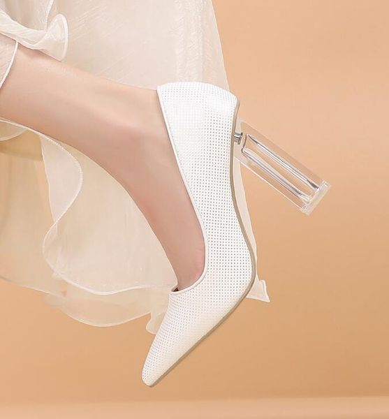 white ladies pumps comfort high heels women office shoes 9cm transparent heeled black shoes pointed toe zapatos de mujer
white ladies pumps comfort high heels women office shoes 9cm transparent heeled black shoes pointed toe zapatos de mujer
