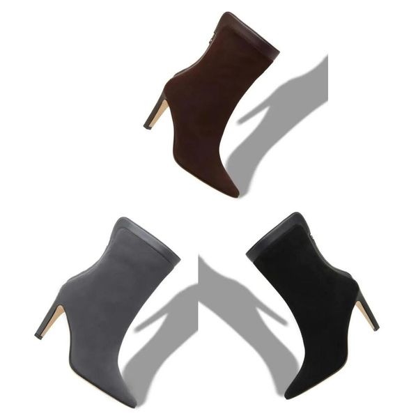 winter women's ankle boots designer zufapla black brown grey sheepskin suede thin high heel elastic pointed elegant women's coutur
winter women's ankle boots designer zufapla black brown grey sheepskin suede thin high heel elastic pointed elegant women's coutur