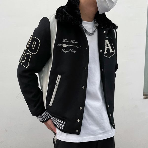 2022 designer men's baseball jacket outdoor fashion letter print short coat hip hop street fashion, Black;brown
2022 designer men's baseball jacket outdoor fashion letter print short coat hip hop street fashion, Black;brown