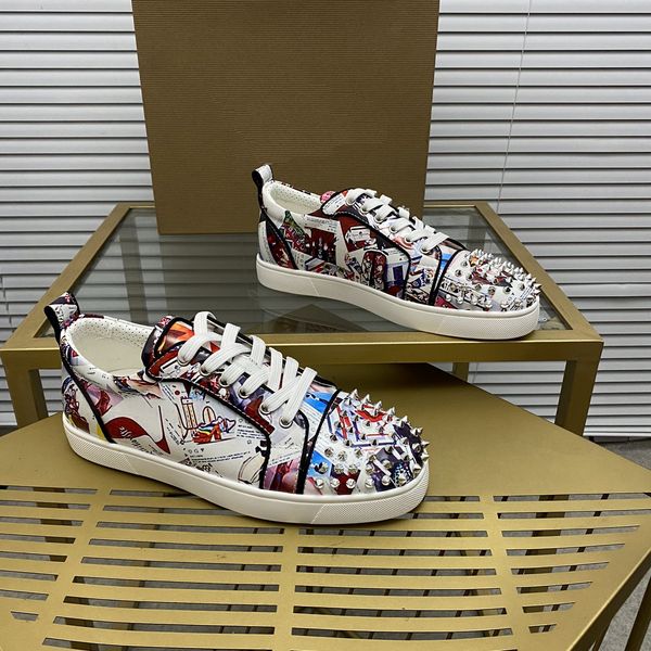 mens stylish studded shoes handcrafted real leather designer rock style pair red soles shoes luxury fashion womens diamond-encrusted casual, Red;white
mens stylish studded shoes handcrafted real leather designer rock style pair red soles shoes luxury fashion womens diamond-encrusted casual, Red;white