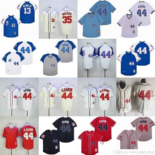 vintage college mitchell and ness baseball 44 hank aaron jerseys stitched 35 phil niekro 13 ronald acuna jr. jersey breathable sport white b, Black
vintage college mitchell and ness baseball 44 hank aaron jerseys stitched 35 phil niekro 13 ronald acuna jr. jersey breathable sport white b, Black