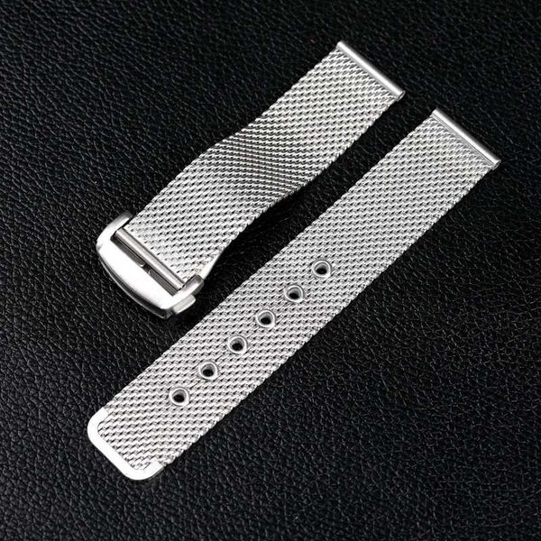 

watch bands 20mm 22mm milanoo stainless steel watch strap for omega seamaster 300 diving 007 agent bracelet currency watchband t221213, Black;brown