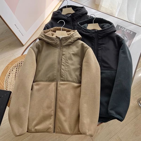 autumn and winter 2022 men's jacket windproof fleece warm thickened long sleeved hooded coat 450199, Black;brown
autumn and winter 2022 men's jacket windproof fleece warm thickened long sleeved hooded coat 450199, Black;brown