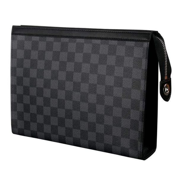 2020 new mens handheld envelope bag genuine leather business checkered clutch briefcase portable briefcase244i, Black;red
2020 new mens handheld envelope bag genuine leather business checkered clutch briefcase portable briefcase244i, Black;red