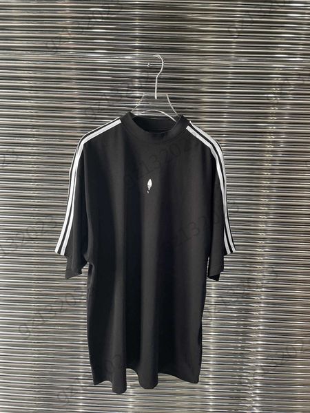 women clothes t-shirts chest logo print short sleeve pullover t-shirt side stripes ornament casual shirts sports joker women apparel 3 color, White
women clothes t-shirts chest logo print short sleeve pullover t-shirt side stripes ornament casual shirts sports joker women apparel 3 color, White