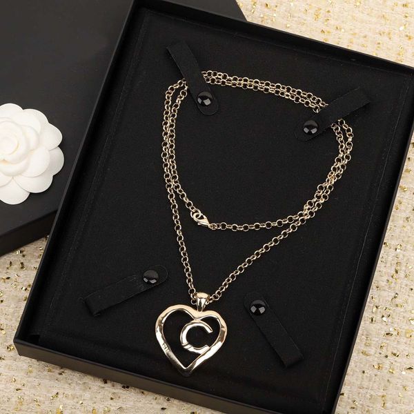 2023 luxury quality charm heart shape pendant necklace long chain design have stamp box ps7455a, Silver
2023 luxury quality charm heart shape pendant necklace long chain design have stamp box ps7455a, Silver