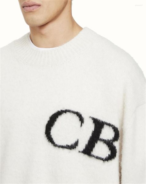 men's hoodies vintage knit jacquard cole buxton sweater men women cb sweatshirts loose8, White;black
men's hoodies vintage knit jacquard cole buxton sweater men women cb sweatshirts loose8, White;black