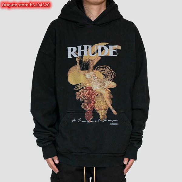 lyny men's hoodie crewneck sweatshirt 2023 new fashion brand rhude portrait grape oil painting print american high street oversize loos, Black
lyny men's hoodie crewneck sweatshirt 2023 new fashion brand rhude portrait grape oil painting print american high street oversize loos, Black