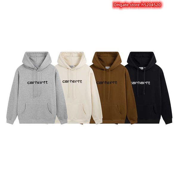 men's and women's hoodies sweatshirts north american high street brand carhart pure cotton kahart classic letter embroidered plush, Black
men's and women's hoodies sweatshirts north american high street brand carhart pure cotton kahart classic letter embroidered plush, Black