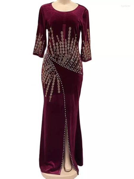 ethnic clothing african muslim temperament drill loose large size dress 2022 summer women's middle east abaya, Red
ethnic clothing african muslim temperament drill loose large size dress 2022 summer women's middle east abaya, Red