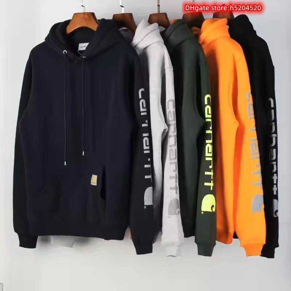 men's and women's hoodies sweatshirts north american high street brand carhart pure cotton kylin arm plush loose letter couple ver, Black
men's and women's hoodies sweatshirts north american high street brand carhart pure cotton kylin arm plush loose letter couple ver, Black