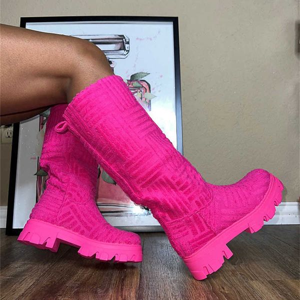 boots winter new high fashion warm knee plush thick heel middle shoe 's versatile slip-on outdoor riding 221213, Black
boots winter new high fashion warm knee plush thick heel middle shoe 's versatile slip-on outdoor riding 221213, Black