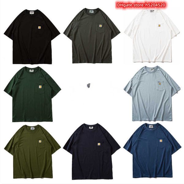 men's t shirt north american high street brand carhart pure cotton workwear pocket main line short sleeve couple, White;black
men's t shirt north american high street brand carhart pure cotton workwear pocket main line short sleeve couple, White;black