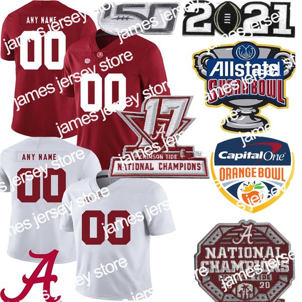 american college football wear james custom alabama crimson tide football stitched jersey any name number jaylen waddle mac jones tagovailoa, Black
american college football wear james custom alabama crimson tide football stitched jersey any name number jaylen waddle mac jones tagovailoa, Black