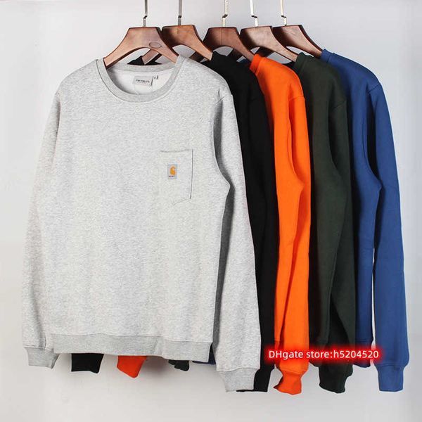 4k7q men's and women's hoodies sweatshirts north american high street brand carhart pure cotton cash kahart classic pocket pullove, Black
4k7q men's and women's hoodies sweatshirts north american high street brand carhart pure cotton cash kahart classic pocket pullove, Black