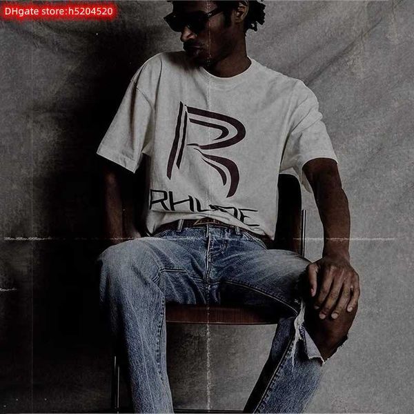245e men's t shirt 2023 new fashion brand rhude american high street plaid flag letter print and women's loose hip-hop casual shor, White;black
245e men's t shirt 2023 new fashion brand rhude american high street plaid flag letter print and women's loose hip-hop casual shor, White;black