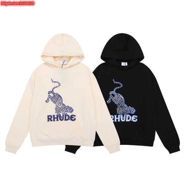 vd7w men's hoodie crewneck sweatshirt 2023 new fashion brand rhude autumn and winter little popular leopard printed cotton terry, Black
vd7w men's hoodie crewneck sweatshirt 2023 new fashion brand rhude autumn and winter little popular leopard printed cotton terry, Black