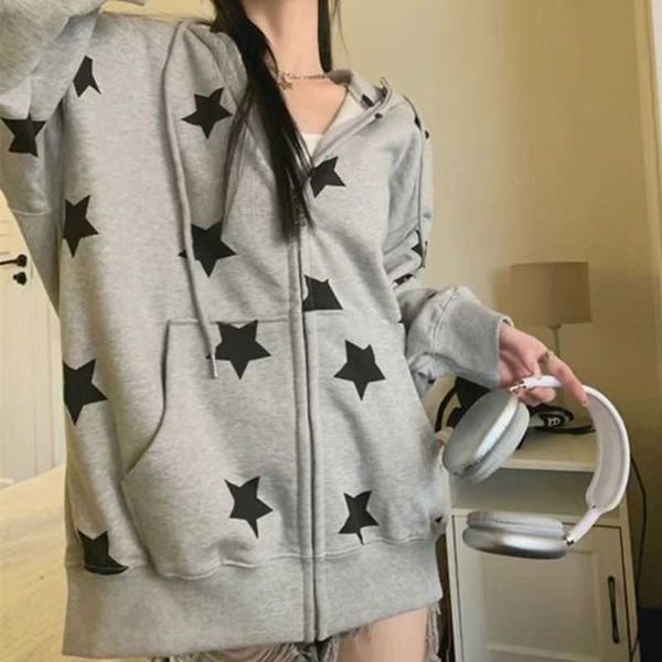 hoodies sweatshirts y2k clothes 2022 vintage sweatshirt casual star print design zipper hoodie hip hop harajuku punk gothic style y2212, Black
hoodies sweatshirts y2k clothes 2022 vintage sweatshirt casual star print design zipper hoodie hip hop harajuku punk gothic style y2212, Black