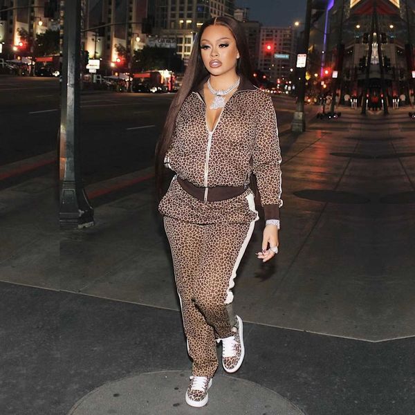 women's jackets leopard jacket coat two piece pant sets 2022 women winter fall clothes outfit y2k streetwear 2 piece set joggers tracks, Black;brown
women's jackets leopard jacket coat two piece pant sets 2022 women winter fall clothes outfit y2k streetwear 2 piece set joggers tracks, Black;brown