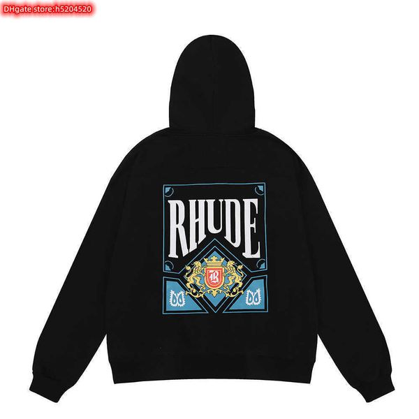 gdwh men's hoodie crewneck sweatshirt 2023 new fashion brand rhude american card crown printed terry for men and women, Black
gdwh men's hoodie crewneck sweatshirt 2023 new fashion brand rhude american card crown printed terry for men and women, Black