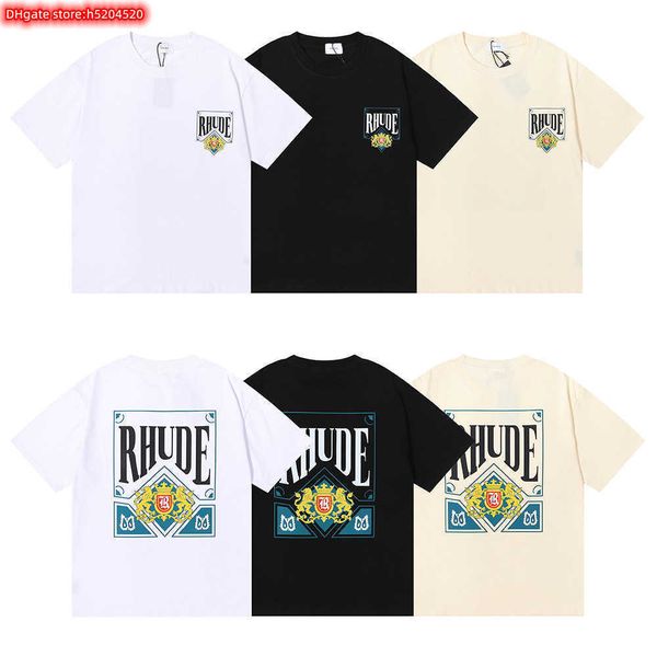 i2q3 men's t shirt 2023 new fashion brand rhude micro label poker card printed short sleeved for men and women high street loose half s, White;black
i2q3 men's t shirt 2023 new fashion brand rhude micro label poker card printed short sleeved for men and women high street loose half s, White;black