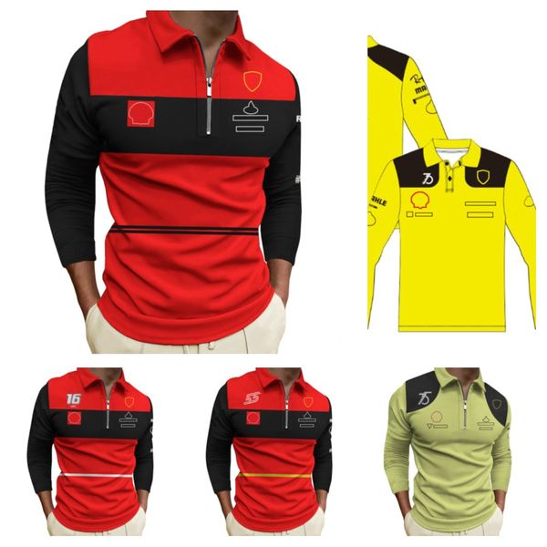 f1 racing suit men's long sleeve team t-shirt casual zipper polo shirt custom car overalls
f1 racing suit men's long sleeve team t-shirt casual zipper polo shirt custom car overalls