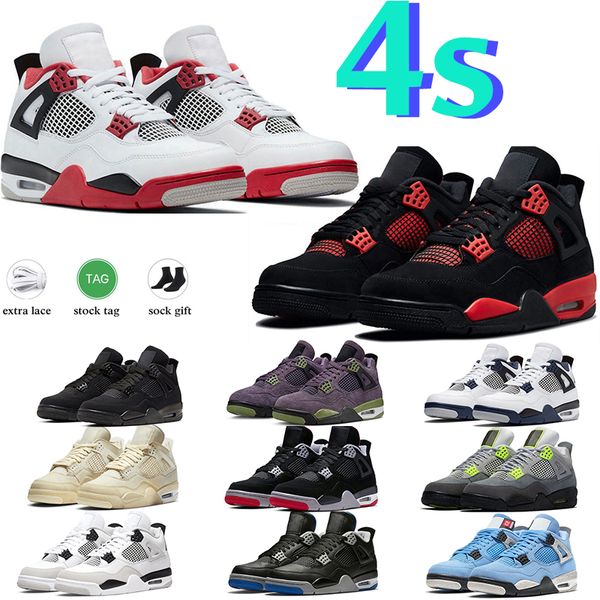 men women basketball shoes 4 4s military black cat red thunder sail university blue white oreo fire pure money midnight navy mens sneakers s
men women basketball shoes 4 4s military black cat red thunder sail university blue white oreo fire pure money midnight navy mens sneakers s